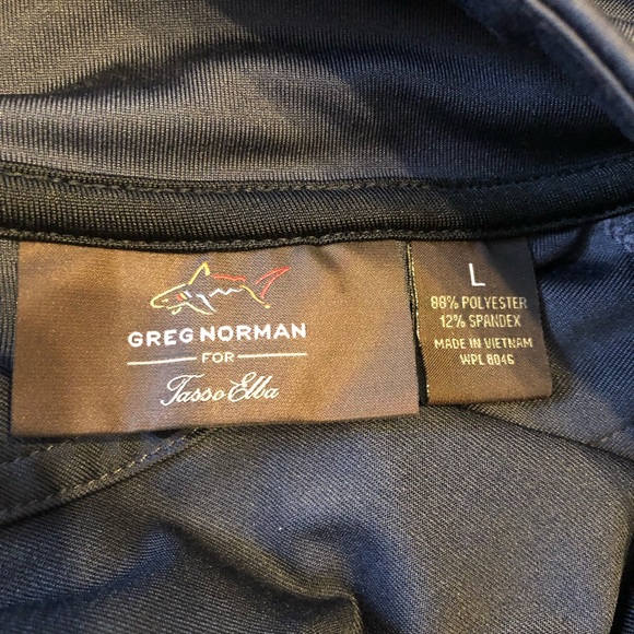 Greg Norman for Tasso Elba Grey 1/4 Zip Jacket - L - Picture 3 of 4